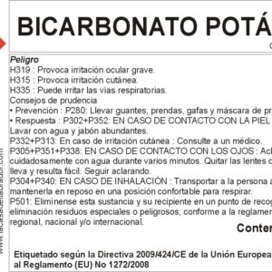 Bicarbonato potásico