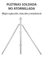 Central + Riostras 1 metro altura vista