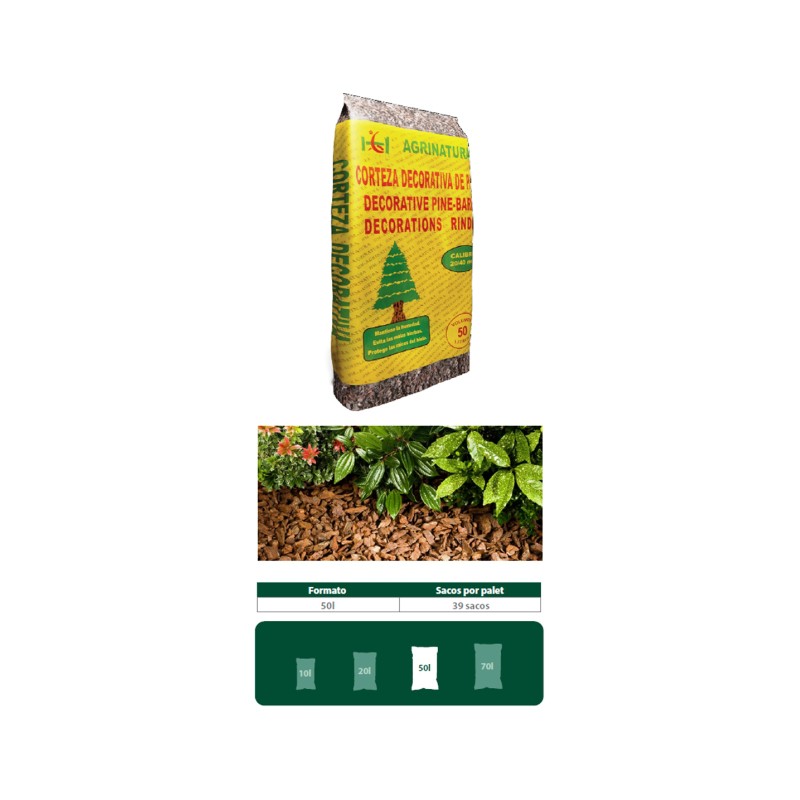 HM-2 Corteza Decorativa de Pino