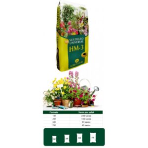 Sustrato / Turba Universal para Interior / Exterior Agri-Natura HM-2 (10L)