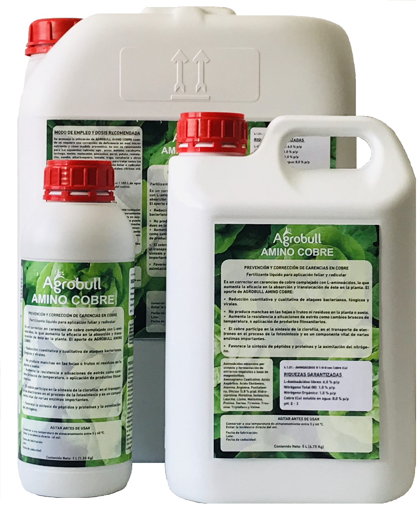 Agrobull Amino Cobre (Corrector de carencias)(Apto GROW y Bonsáis)