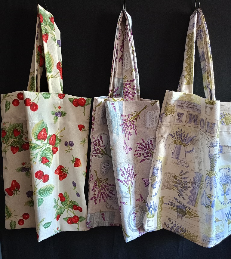 Bolsa de tela original algodón 100% natural 38 x 42 cm, 140g/m de grosor