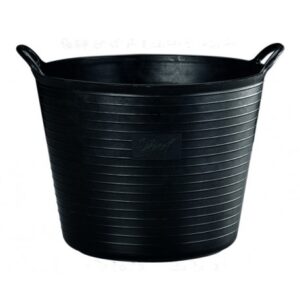 Capazo de plástico de 42 litros negro