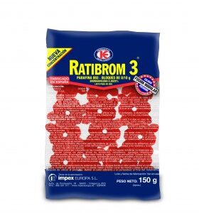 Raticida Mini-Block Bloques CEBO ROSA 8/10Gr